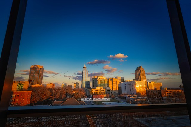 Downtown Raleigh Sunset View
