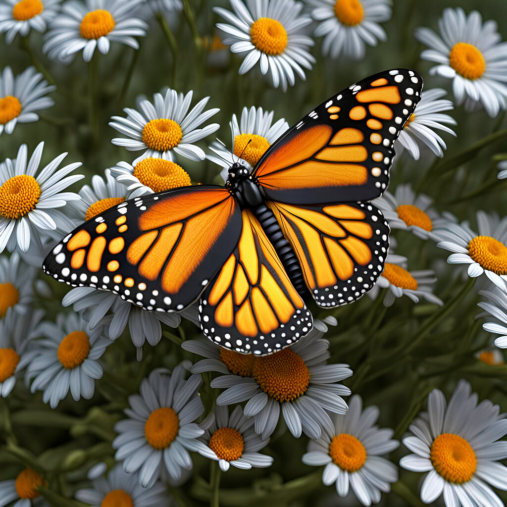 Le papillon monarch - The monarch butterfly  - DxO