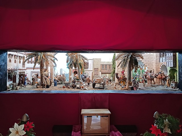 Christmas crib, Church of Our Lady of O, Chipiona, Spain