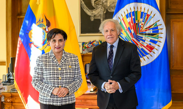 2024 JAN 12 Secretary General Meets with Foreign Minister of Ecuador