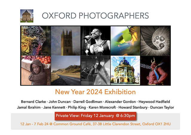 Oxford Photographers - New Year Exhibition 2024 - Common Ground Cafe
