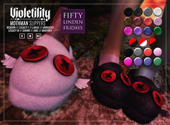 Violetility - Mothman Slippers Ad FLF