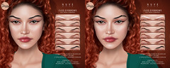 Cleo eyebrows slit packs - regular - Evo X/Lelutka Evo X HD