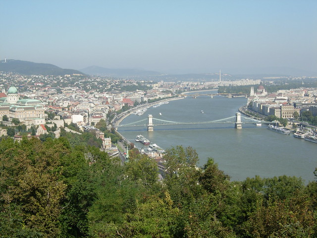 View of Budapest from the castle