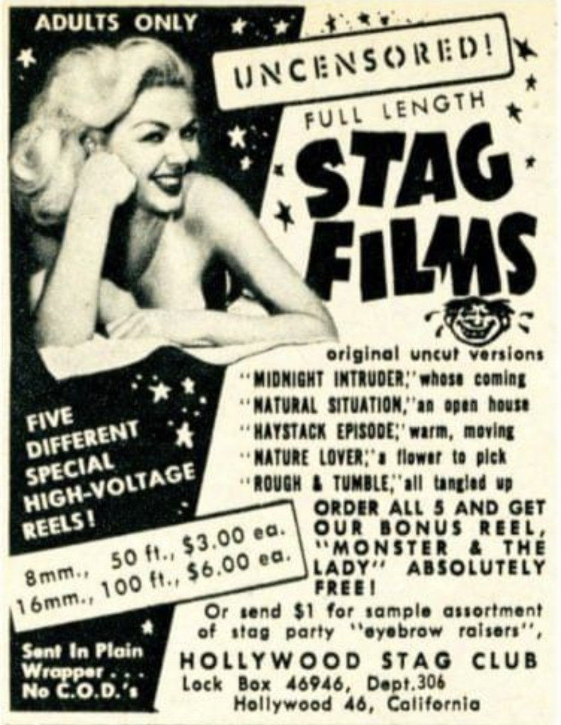 1960s Stag Film Come-on Rip-off Advertisement