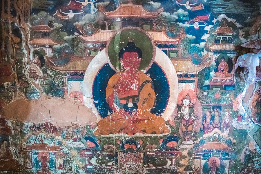 Будда Амитабха. Фрески Стонгдей