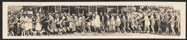 At The Beach 03 - Bath Suit Fashion Parade - 1918