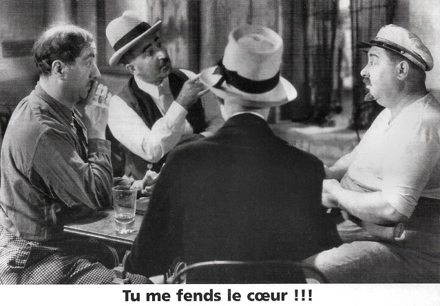 Raimu, Fernand Charpin, Paul Dullac and Robert Vattier in Marius (1931)