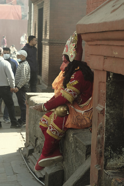 Hanuman at Pashupatinath, Kathmandu Nepal