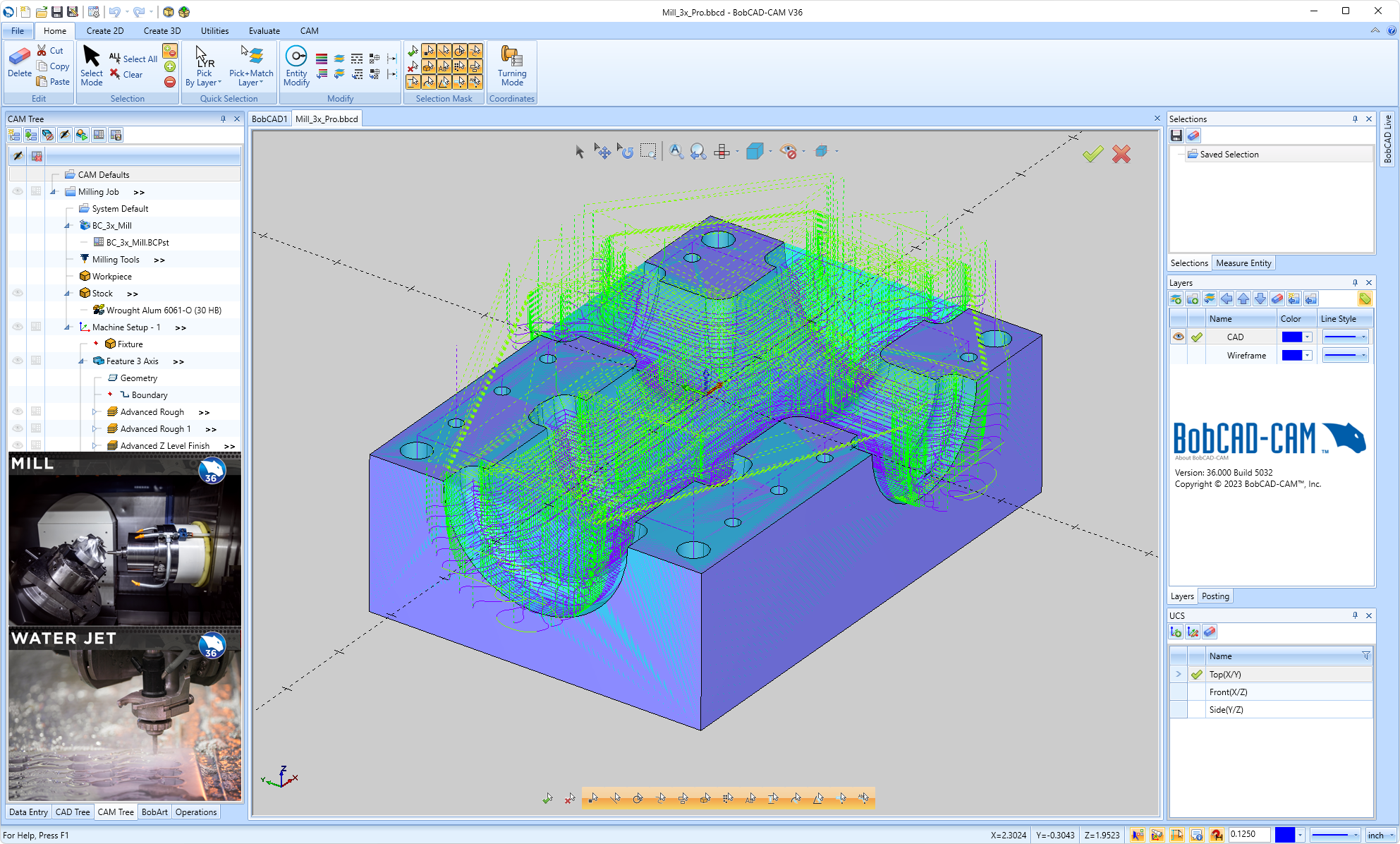 Working with BobCAD-CAM Release 36.00 SP0 full license