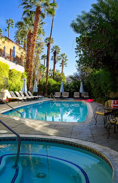photo - Pool & Jacuzzi, The Willows Historic Inn, Palm Springs