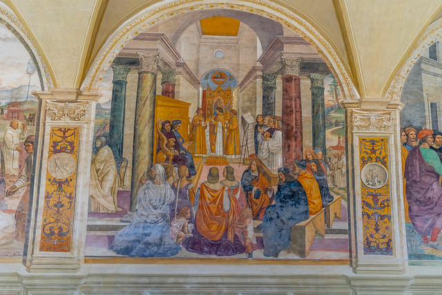 Territorial Abbey of Monte Oliveto Maggiore (Abbatia territorialis Sanctae Mariae Montis Oliveti Maioris), Toscana, Italy