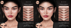 Jordan eyebrows slit packs - regular - Evo X/Lelutka Evo X HD