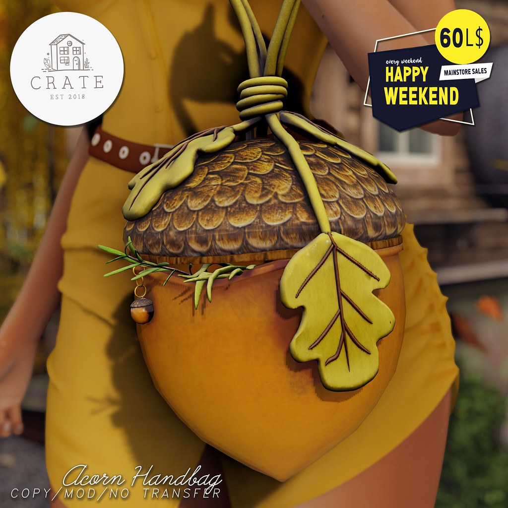 crate Acorn Handbag for The Happy Weekend Sale!