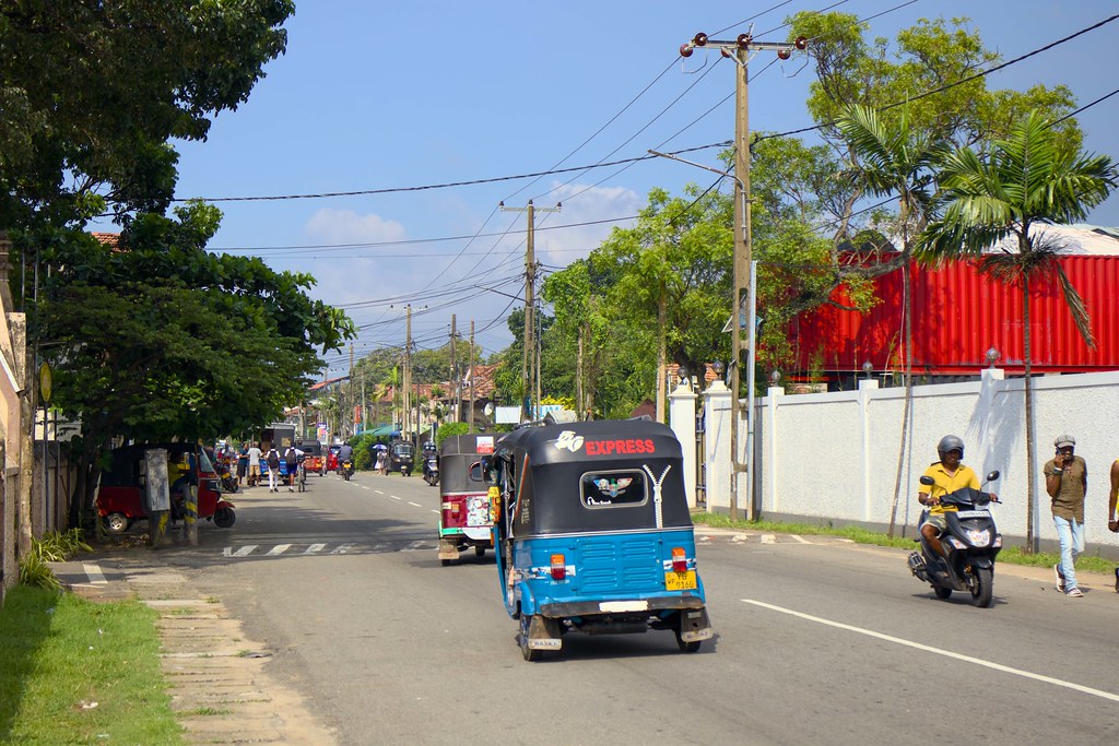 Trafico en Sri Lanka