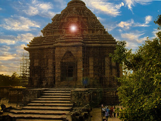 Sunshine on India's ancient Sun Temple of Konark