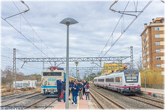 Tren Azul y Regional en Valls