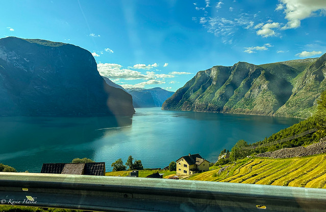 Driving down from Stegastein viewpoint to Aurland, Norway-6381