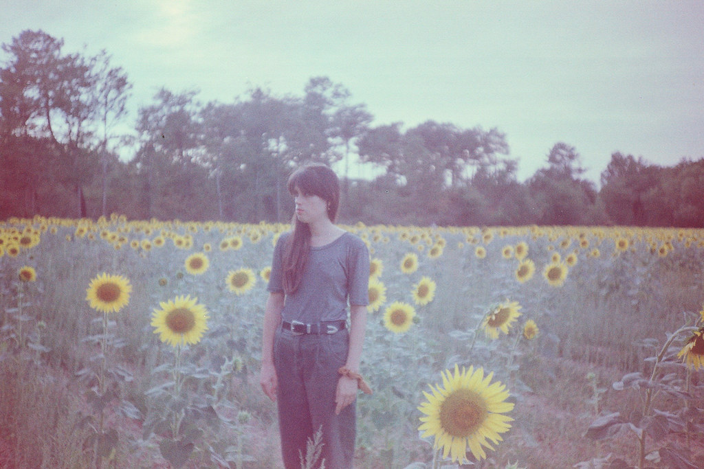 Marta and the sunflowers