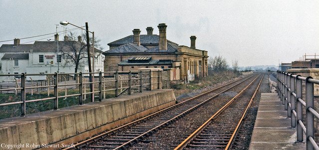 LMS Mansfield Town Station (Midland Railway - 1872) - 8.iv.1984