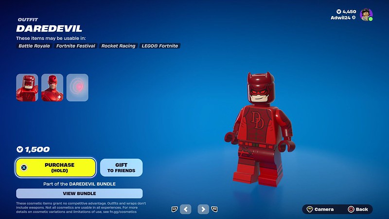 LEGO Fortnite Daredevil