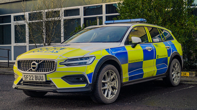 Police Scotland Volvo V60 CC Duty Sergeant Vehicle [SF22BUU] - Forfar Police Station