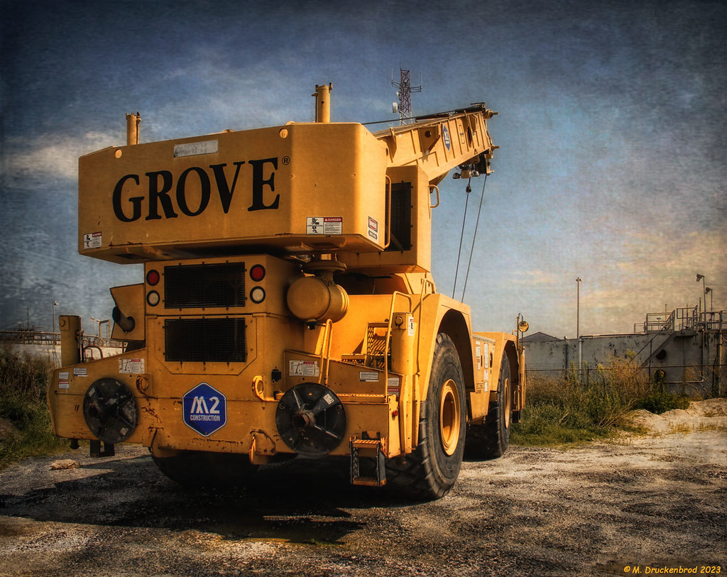 Grove Telescopic Crane Truck, Crisfield Maryland