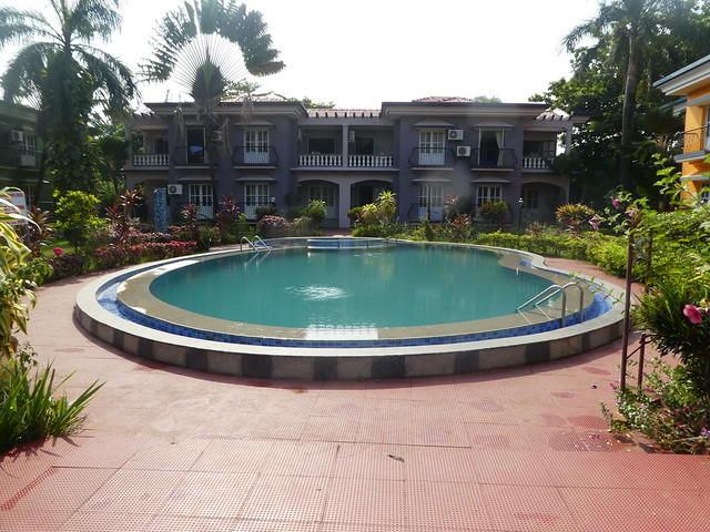 Swimming pool where we stayed, Colva, Goa