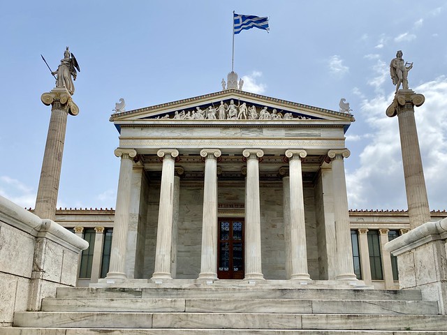 Academy of Athens, Panepistimiou, Athens, Greece
