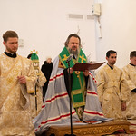 14 января 2024, Вечерня с акафистом прп. Серафиму Саровскому в Спасо-Преображенском кафедральном соборе (Тверь)