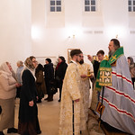 14 января 2024, Вечерня с акафистом прп. Серафиму Саровскому в Спасо-Преображенском кафедральном соборе (Тверь)