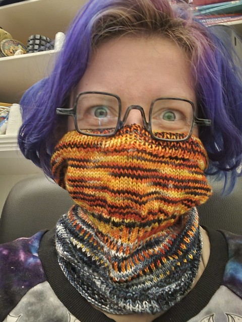 Staying warm with the fire-breathing dragon cowl