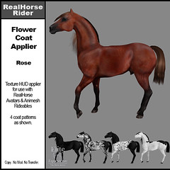 Elite Equestrian Flower Coat - Rose