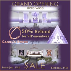 50% GRAND OPENING SALE