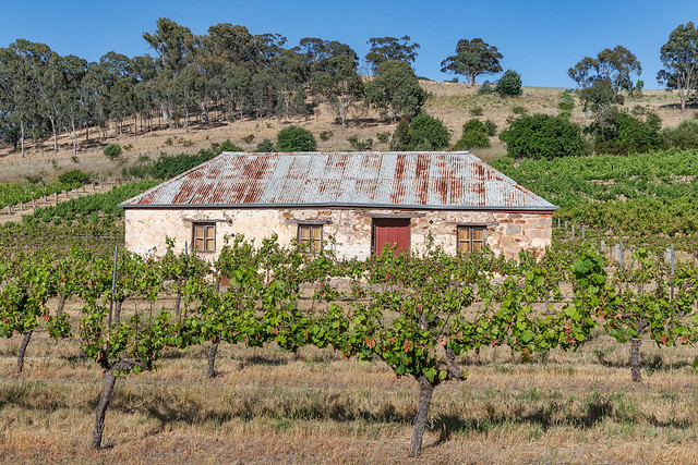 An old stone cottage in a vineyard - Clare Valley, South Australia