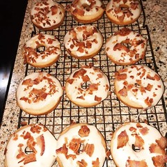 Maple bacon donuts