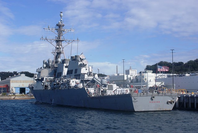Arleigh Burke Class Guided Missile Destroyer USS Higgins