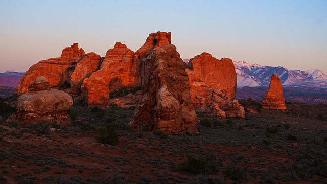 Window Arches at the dawn !!