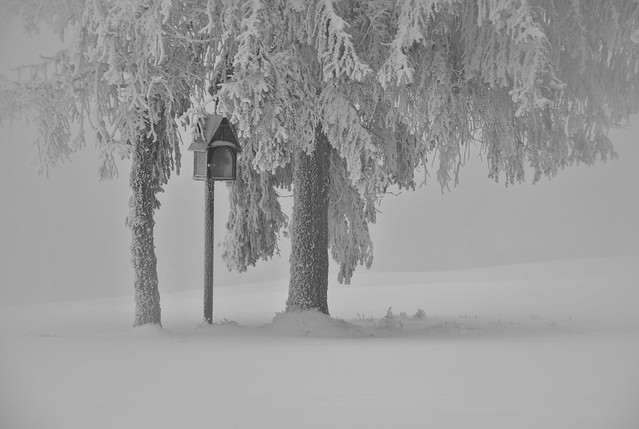 A chapel in the snow