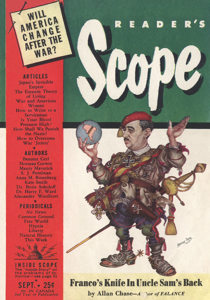 Reader's Scope v02n04 (1944-09.Picture Scoop) cover Arthur Szyk (Darwin Edit)