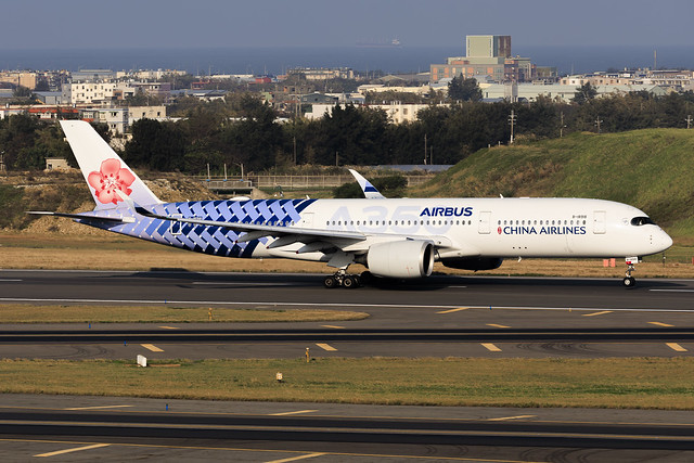 China Airlines Airbus A350-900 B-18918