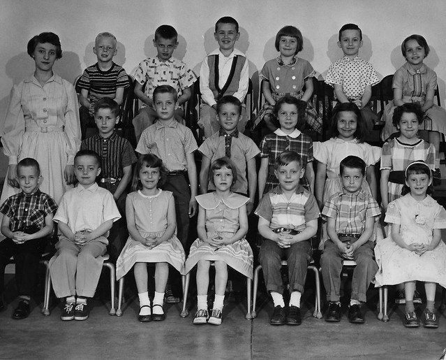 1959-60 First & Second Grades at Immanuel Lutheran School in Toledo, Ohio