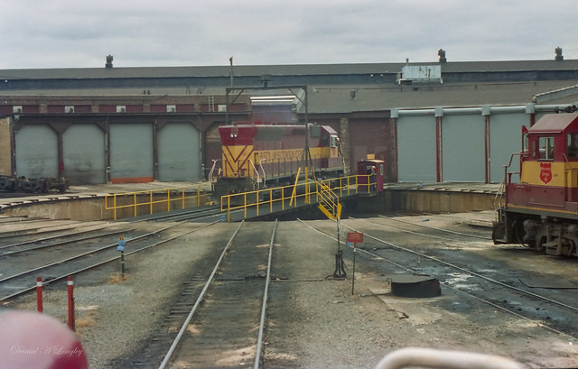 WC 6573, WC Shops Yard Roundhouse, APR 1997