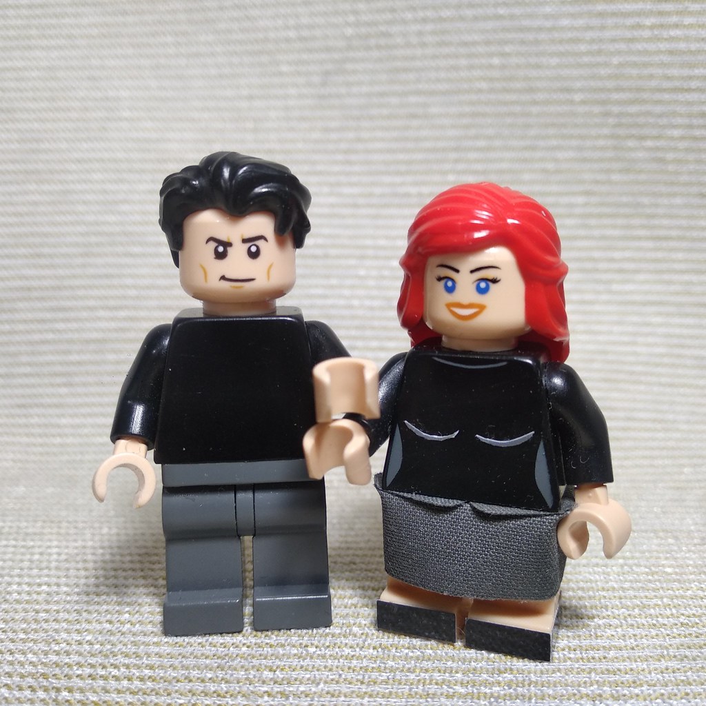 Custom Lego DCAU minifigures - the DCAU's most hated couple