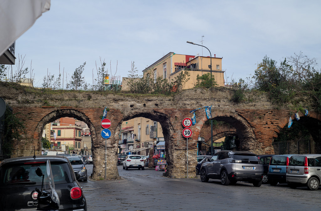Naples: Ponti Rossi Roman aqueduct, 1