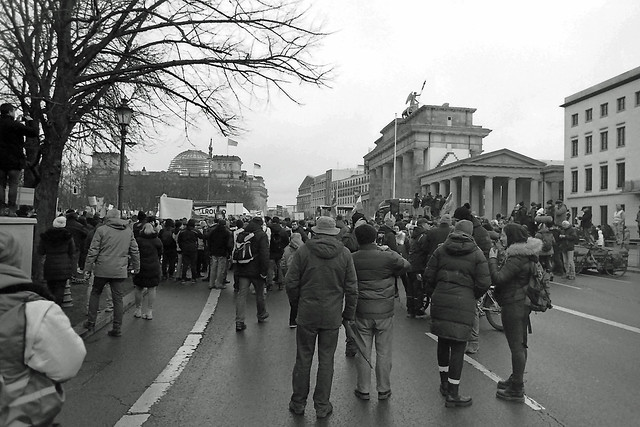 Berlin Bauern und LKW Demo 15.1.2024