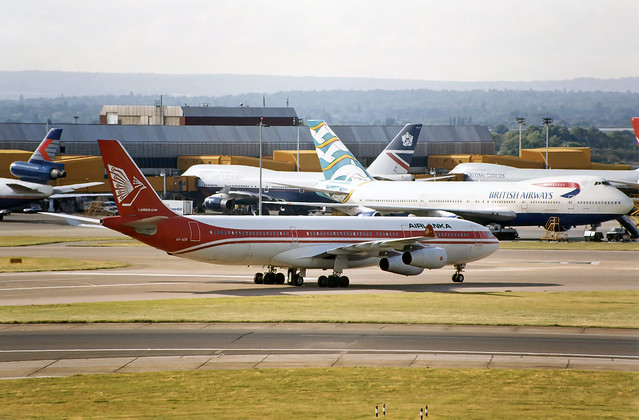 Airbus A340-311 4R-ADB Heathrow August 1999