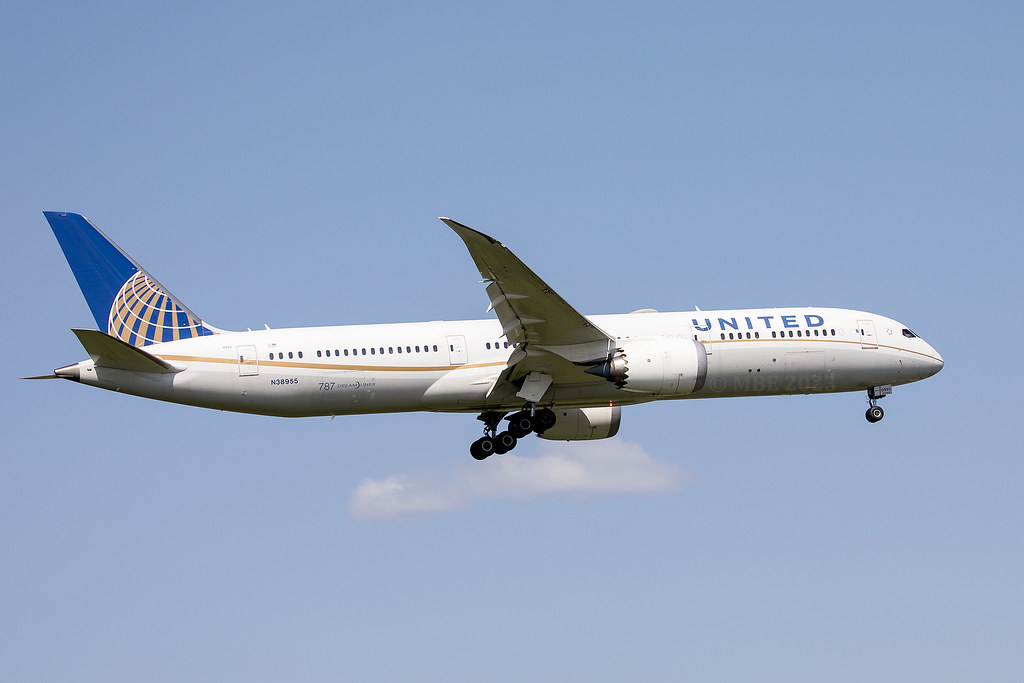 N38955 | United Airlines | Boeing B787-9 Dreamliner | CN 37814 | Built 2015 | LHR/EGLL 20/04/2023