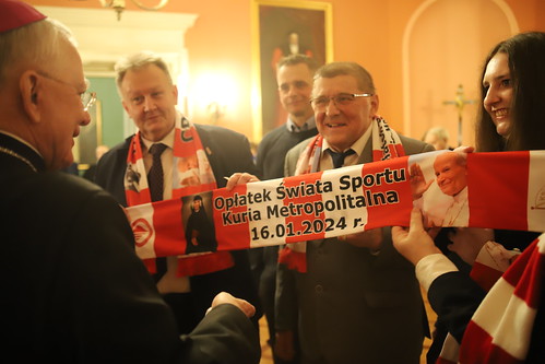 Spotkanie opłatkowe sportowców w Pałacu Arcybiskupów Krakowskich 16.01.2024 r.