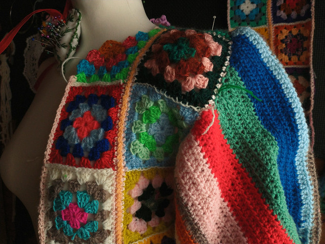 Work in progress - another Granny Square cardigan